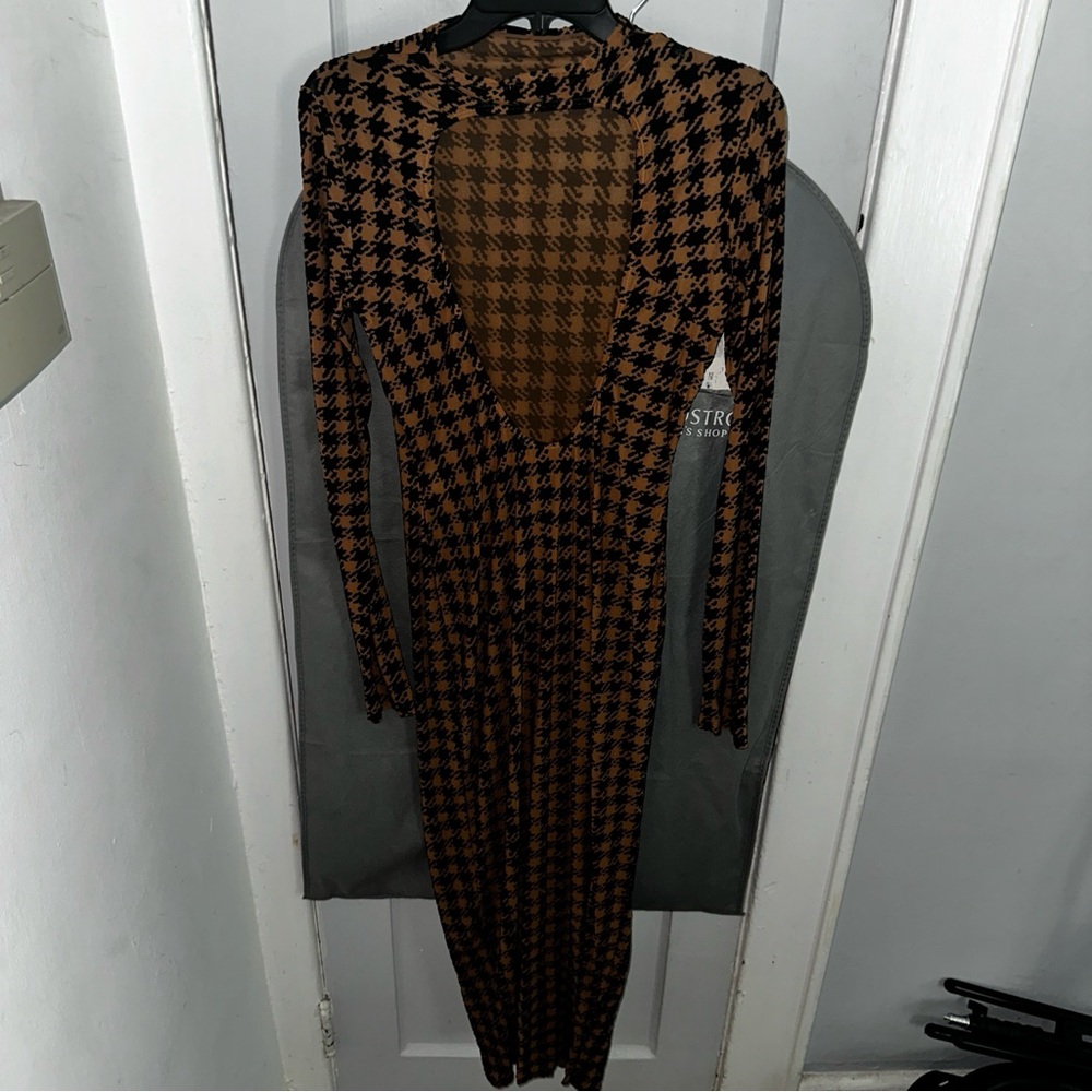 NWOT Naked Wardrobe Maxi Dress back keyhole cutout - Picture 4 of 4